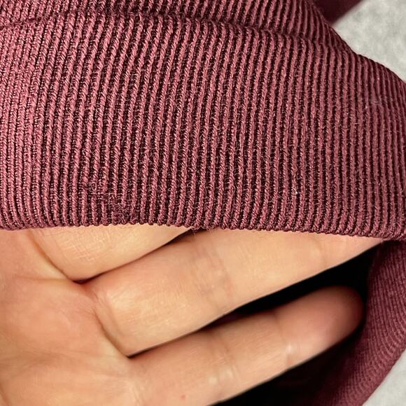 Versus Versace Wool Trouser Pants Mens US 34x29 Burgundy Cuffed Italy Made - Picture 14 of 14